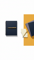 Branded Gold Pen And Notebook Duo