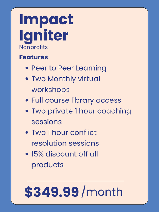 CLICK HERE! The Impact Igniter Membership
