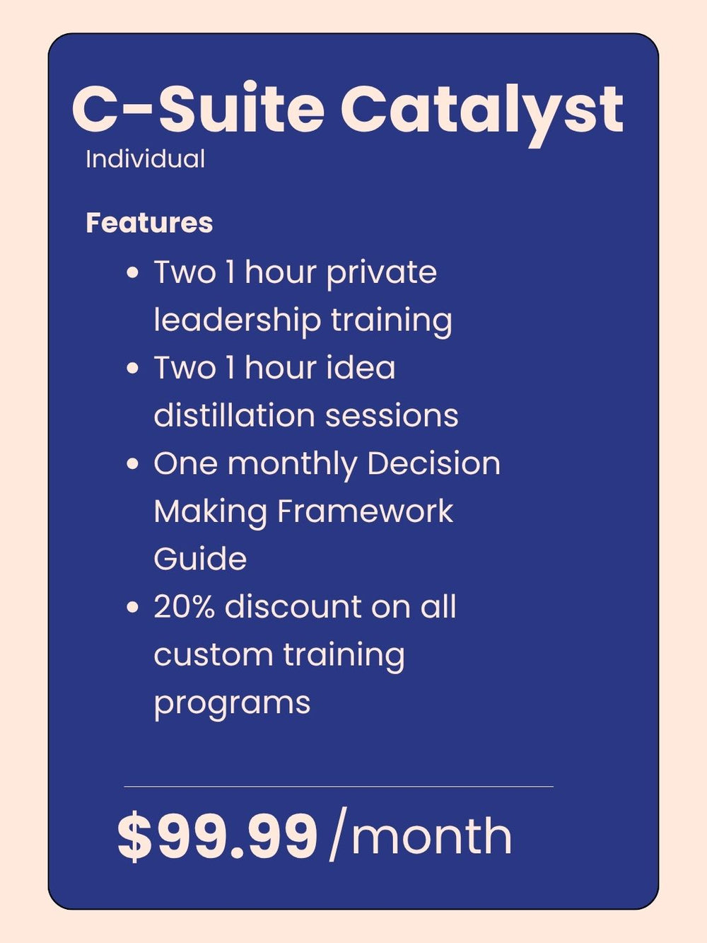 CLICK HERE! The C-Suite Catalyst Membership