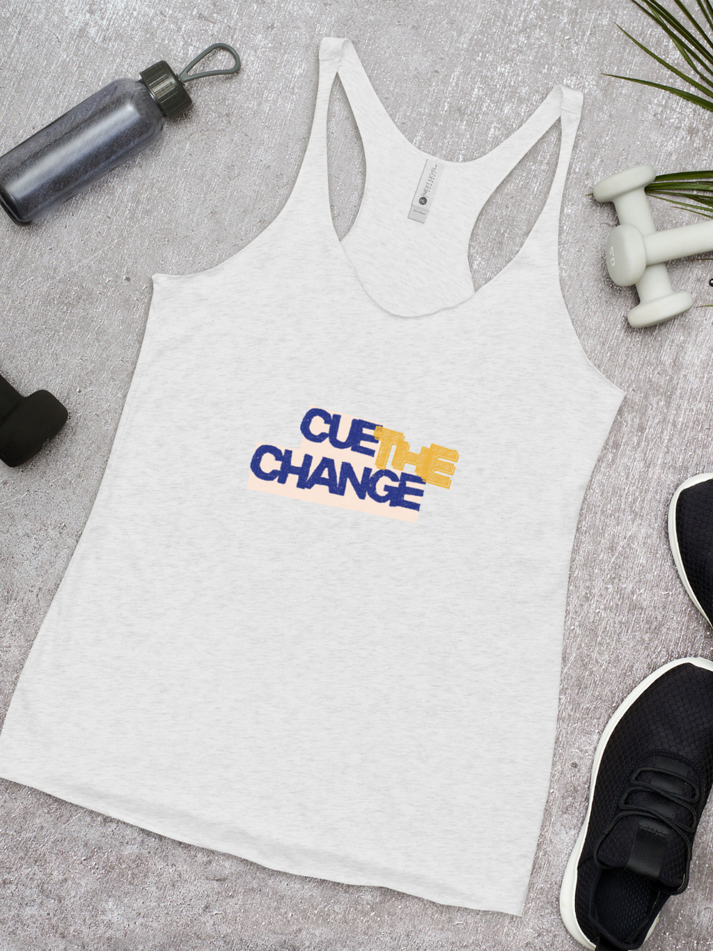 Cue the Change Racerback Tank